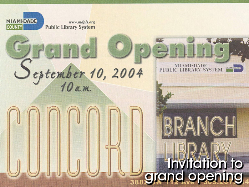 Invitation to grand opening