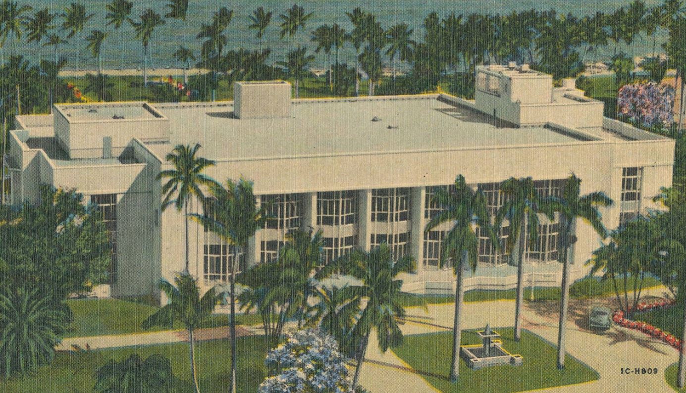 Drawing of Miami Memorial Library